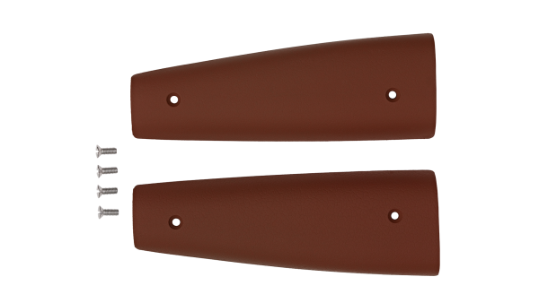 Side Wing Set Leather Brown